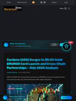 Cardano (ADA) Surges to $0.83 Amid EMURGO Card Launch and Cross-Chain Partnerships - July 2025 Analysis - Blockchain.News