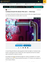 Coinbase breach hit almost 70k users — Attorneys