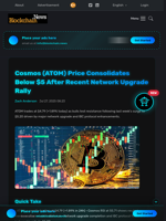 Cosmos (ATOM) Price Consolidates Below $5 After Recent Network Upgrade Rally - Blockchain.News