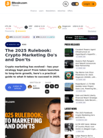 The 2025 Rulebook: Crypto Marketing Do's and Don’ts – Bitcoin News