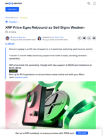 XRP Price Eyes Rebound As Two Bullish Signs Emerge