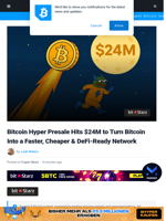 2025's Most Explosive Presale Nears $24M: How Bitcoin Hyper Fixes Bitcoin