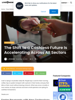 The Shift to a Cashless Future Is Accelerating Across All Sectors | Live Bitcoin News