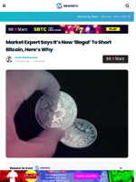 Market Expert Says It’s Now ‘Illegal’ To Short Bitcoin, Here’s Why