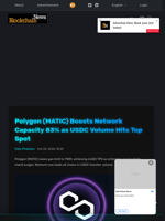 Polygon (MATIC) Boosts Network Capacity 83% as USDC Volume Hits Top Spot - Blockchain.News