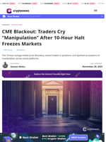 ME Trading Halt: 10-Hour Outage Freezes Global Markets