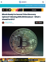 Bitcoin Ready For Price Discovery After $109,000 Breakout