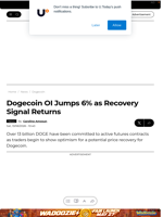 Dogecoin OI Jumps 6% as Recovery Signal Returns - U.Today