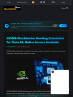 NVIDIA Stockholder Meeting Scheduled for June 24, Online Access Available - Blockchain.News