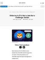 Shiba Inu to $1 is Not a Joke But a Challenge: Details
