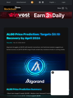 ALGO Price Prediction: Targets $0.10 Recovery by April 2026 - Blockchain.News