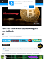 Here’s How Much Michael Saylor’s Strategy Has Lost On Bitcoin | Bitcoinist.com