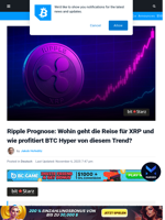 Ripple Prognose: Wohin geht die Reise für XRP und wie profitiert BTC Hyper von diesem Trend? | Bitcoinist.com