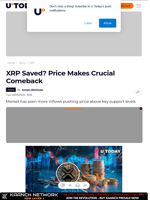 XRP Saved? Price Makes Crucial Comeback