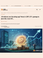 AI tokens are heating up! Story's [IP] 25% pump is just the start IF... - AMBCrypto