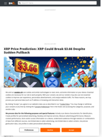 XRP Price Prediction: XRP Could Break $3.66 Despite Sudden Pullback - Brave New Coin