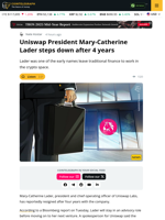 Uniswap President Steps Down to Pursue New Ventures