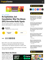 No Capitulation, Just Consolidation: What This Bitcoin (BTC) Correction Really Signals