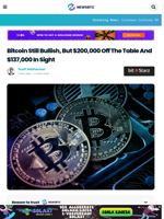 Bitcoin Still Bullish, But $200,000 Off The Table And $137,000 In Sight