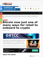 Bitcoin now just one of many ways for retail to onboard to crypto - The Crypto News Wire