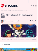 These 3 Crypto Projects Are Heating Up for 2025 - 99Bitcoins