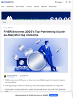 Why Are Analysts Questioning RIVER Token’s 500% Rally in 2026?