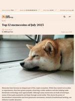 Top 12 memecoins of July 2025 - AMBCrypto