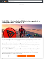 TRON (TRX) Price Prediction: TRX Holds Strong at $0.28 as Bulls Eye Breakout Towards $0.40 - Brave New Coin