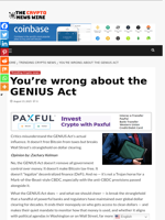 You’re wrong about the GENIUS Act - The Crypto News Wire