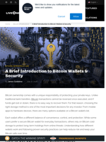 A Brief Introduction to Bitcoin Wallets & Security | Live Bitcoin News