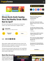 Bitcoin Barely Avoids Equaling Worst Red Monthly Streak: What's Next for April?