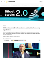 XRP prediction: Sentiment falls to an eight-month low, and that has been a buy signal before