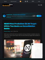 NEAR Price Prediction: $2.50 Target Within Two Weeks as Consolidation Builds - Blockchain.News