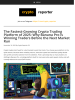 The Fastest-Growing Crypto Trading Platform of 2025: Why Banana Pro Is Winning Traders Before the Next Market Run