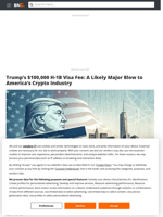 Trump's $100,000 H-1B Visa Fee: A Likely Major Blow to America's Crypto Industry - Brave New Coin