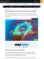 DeFi must return to its P2P origins.