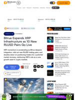 Bitrue Expands XRP Infrastructure as 10 New RLUSD Pairs Go Live – Bitcoin News