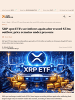 XRP spot ETFs see inflows again after record $53m outflow, price remains under pressure - AMBCrypto