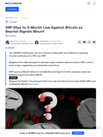 The XRP/BTC Trading Pair Weakens: What’s Next for XRP?