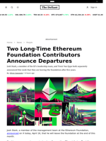 Two Long-Time Ethereum Foundation Contributors Announce Departures - 