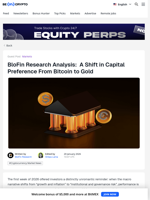 Why Capital Is Shifting From Bitcoin to Gold in Early 2026