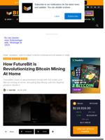 How FutureBit Is Revolutionizing Bitcoin Mining At Home