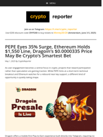 Dragoin vs Ethereum vs PEPE: Which Is the Best Crypto for Higher Returns in 2025?