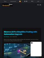 Binance AI Pro Simplifies Trading with Automation Upgrade - Blockchain.News