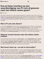 PI coin of online casino: waar zet je beter op in?