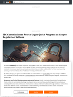 SEC Commissioner Peirce Urges Quick Progress as Crypto Regulation Softens - Brave New Coin