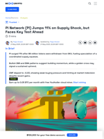 Pi Network (PI) Surges 11%—Will the Uptrend Hold?