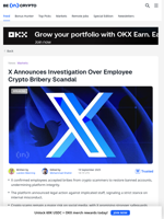 X Employee Bribery Scandal Shocks Crypto Community