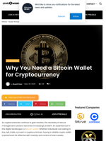 Why You Need a Bitcoin Wallet for Cryptocurrency | Live Bitcoin News