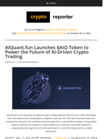 AIQuant.fun Launches $AIQ Token to Power the Future of AI-Driven Crypto Trading